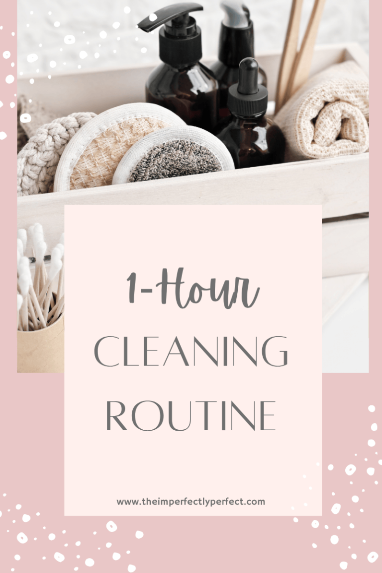 1-hour cleaning routine, whole-house cleaning, weekly cleaning routine, cleaning routine