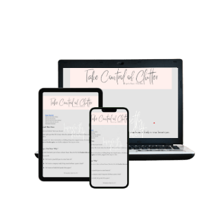 take control of clutter, declutter checklist, printable decluttering checklist, step-by-step declutter plan, declutter your home